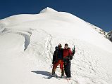 
Climbing Sherpa Lal Singh Tamang And Jerome Ryan Back At Col Camp After Descent From Chulu Far East Summit
